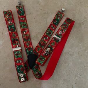 Christmas suspenders